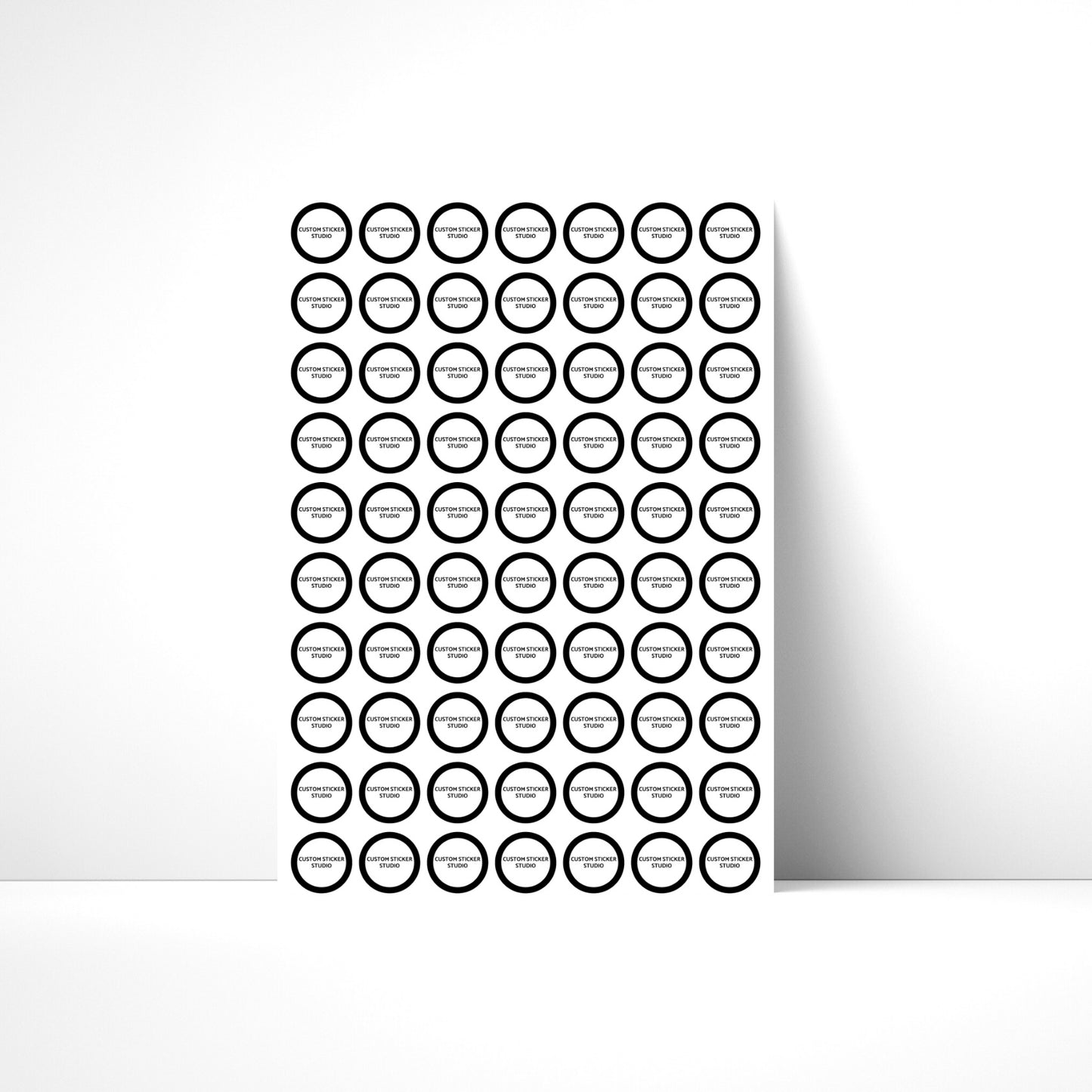 Round Logo Stickers 25MM