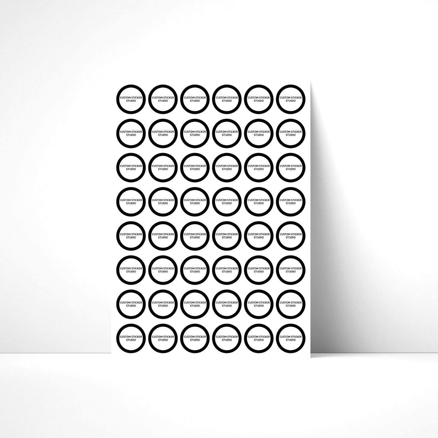 Round Logo Stickers 30MM