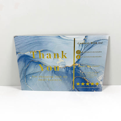 Foiled Thank You Cards