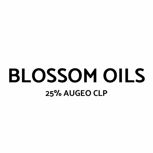 25% Augeo CLP Labels 45MM ( Blossom Oils )